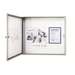 Avizier de exterior 6xA4 landscape, magnetic, 79 x 68cm, Magnetoplan