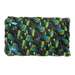 Penar neechipat, 1 fermoar, tip borseta, verde cu flori, Fresh Jumbo ZIPIT