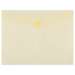 Mapa plastic cu capsa A5, galben transparent, Donau