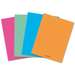 Caiet A4, 60file, velin, coperta PP transparent color, Aurora