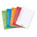 Caiet cu spira A4, 72file, matematica, coperta PP transparent color, Adoc Aurora