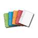 Caiet cu spira A5, 72file, dictando, coperta PP transparent color, Adoc Aurora