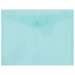 Mapa plastic cu capsa A5, verde transparent, Donau