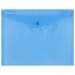 Mapa plastic cu capsa A5, albastru transparent, Donau