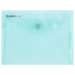 Mapa plastic cu capsa A6, 10buc/set, verde transparent, Donau