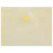 Mapa plastic cu capsa A6, 10buc/set, galben transparent, Donau