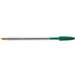 Pix cu capac, verde, corp transparent, varf 0,7mm, Cristal BIC