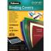 Coperti din carton, A4, negru, pentru indosariere, 100 coli/top, Fellowes