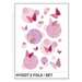 Sticker Decor, fluturi si flori, 2folii/set, H15227 HERMA