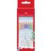 Creioane colorate 10culori pastel/set Faber Castell- FC111211