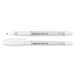 Pix cu gel cu capac, alb, varf 1,0mm, Pensan