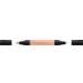 Marker pe baza de apa, bej roscat 132, 2 varfuri, Pitt Artist Pen Dual Faber Castell-FC162132