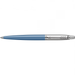 Pix retractabil metalic, corp albastru/ argintiu, varf 0,7mm, Jotter Original Cracker Denim Blue CT Parker 2123110