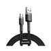 Cablu de date USB / microUSB, 1m, negru, Cafule Baseus CAMKLF-BG1