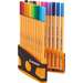 Liner 20 culori/set, varf 0,4mm, SW88200305 Color Parade Point 88 Stabilo