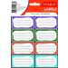 Etichete scolare autoadezive, 40buc/set, asortate, TWBRD7004, Tanex