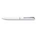 Pix cu gel retractabil, negru, corp alb perlat, varf 0,7mm, Pentel Energel High Class