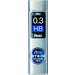Mine creion mecanic 0,3mm, HB, Pentel Ain Stein