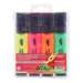 Textmarker 4 culori/set (galben, portocaliu, roz, verde), Daco
