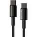 Cablu de date USB-C / USB-C, 100W, 1m, incarcare rapida, negru, Tungsten Gold Baseus