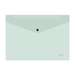 Mapa plastic cu capsa A4 verde pastel, 12buc/set, MP120VP Daco