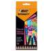 Creioane colorate 12culori/set Intensity Premium BIC BC9518441