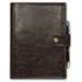 Agenda zilnica 2027, 17x24cm, coperti piele, maro, Mira