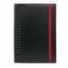 Agenda A5 zilnica 2027, cu elastic, neagra, Lux Cometa
