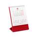 Calendar de birou rosu, Prisma, MB11, 2027, EGO