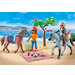 Drumetie la plaja cu caii Amelia si Ben, Horses of Waterfall Playmobil