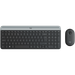 Kit tastatura fara fir si mouse optic fara fir, negru, Slim Combo, MK470 Logitech 920-009204