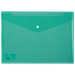 Mapa plastic cu capsa A4, transparent verde, DLE5505G, Deli