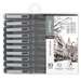 Liner 10buc/set, negru, Pigment Dmast By Pebeo - DLEC393