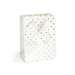 Punga cadou, puncte aurii, dimensiuni 20x8x15cm, 5buc/set, 257024 GP