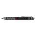 Pix /creion, 3 in 1 (2 mine pix + 0,7 mm), corp negru, Tikky Rotring