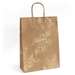 Punga cadou, kraft trandafiri aurii, dimensiuni 33x10x24cm, 5buc/set, 257011 GP