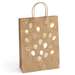 Punga cadou, kraft baloane aurii, dimensiuni 33x10x24cm, 5buc/set, 257008 GP