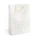 Punga cadou, alba diamante aurii, dimensiuni 33x10x24cm, 5buc/set, 257019 GP