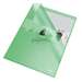 Mapa de protectie A4 cu deschidere in L, verde transparent, 115mic, 25/set, Esselte
