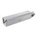 Etui din piele ecologica ptr. instrumente de scris, 1 fermoar, silver, Rhodia