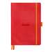 Caiet A5, 120file, coperta piele ecologica, Poppy, Goalbook Rhodia 117753C