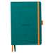 Caiet A5, 120file, coperta piele ecologica, Peacock, Goalbook Rhodia 117806C