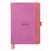 Caiet A5, 120file, coperta piele ecologica, Lilac, Goalbook Rhodia 117751C