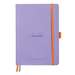 Caiet A5, 120file, coperta piele ecologica, Iris, Goalbook Rhodia 117749C