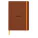 Caiet A5, 80file, dictando, coperta piele ecologica, Cooper, Rhodia 117383C