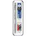Creion mecanic corp metal 0,7mm + etui mine + guma, Graph-X Satin Chrome CT Scrikss 83663