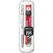 Creion mecanic corp metal 0,5mm + etui mine + guma, Graph-X Ivory CT Scrikss 83649