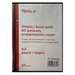 Dosar de prezentare A4 cu 60 file incluse, negru, coperta rigida Optima