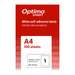 Etichete autoadezive albe 2/A4, 210x148,5mm, 100coli/top, Smart Optima