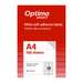 Etichete autoadezive albe 16/A4, 105x37mm, 100coli/cutie, Smart Optima